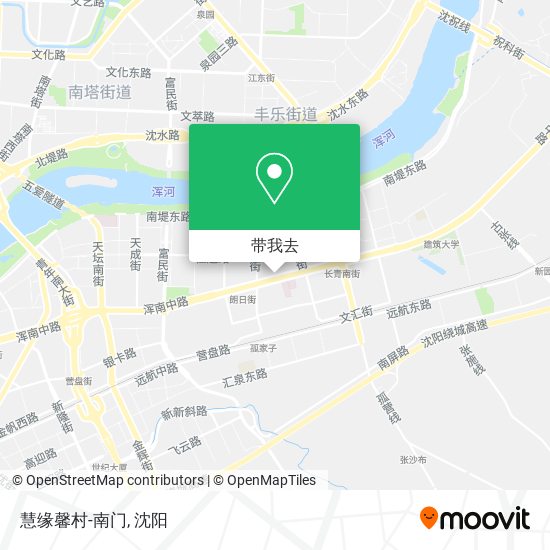 慧缘馨村-南门地图