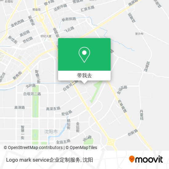 Logo mark service企业定制服务地图