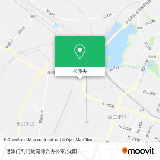 运派门到门物流综合办公室地图
