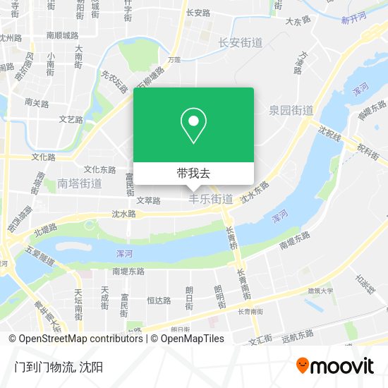门到门物流地图