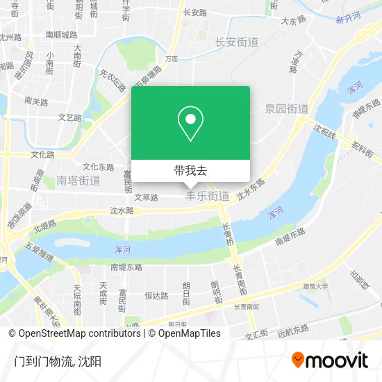 门到门物流地图