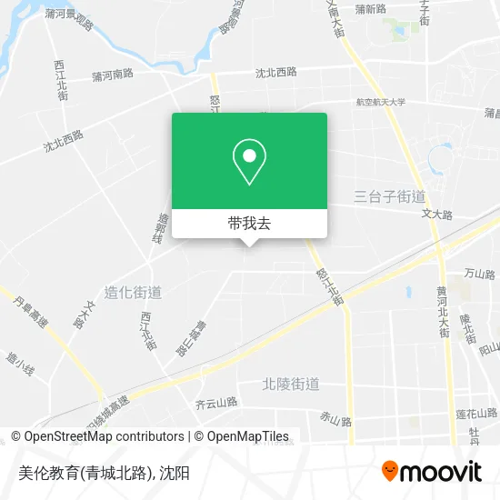 美伦教育(青城北路)地图