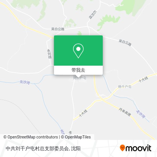 中共刘千户屯村总支部委员会地图