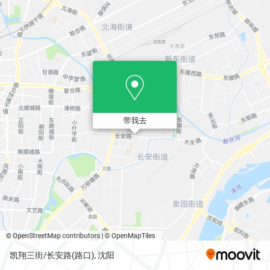 凯翔三街/长安路(路口)地图