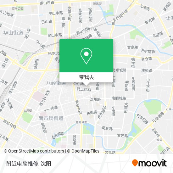 附近电脑维修地图