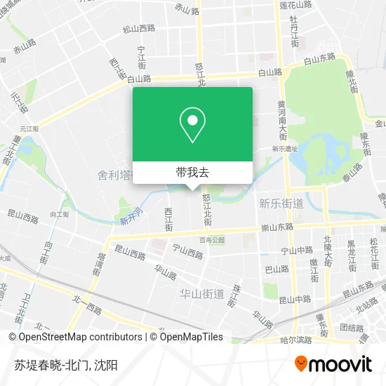 苏堤春晓-北门地图