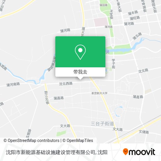 沈阳市新能源基础设施建设管理有限公司地图