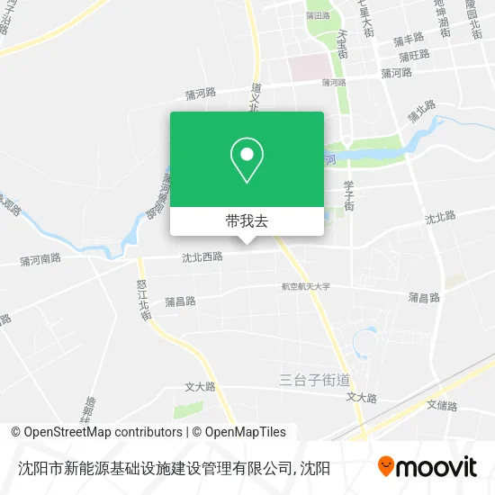 沈阳市新能源基础设施建设管理有限公司地图