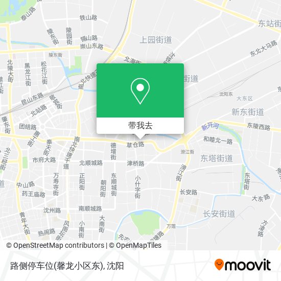 路侧停车位(馨龙小区东)地图