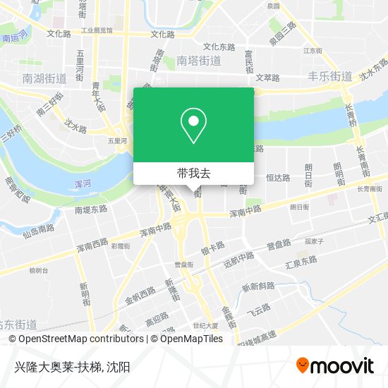兴隆大奥莱-扶梯地图