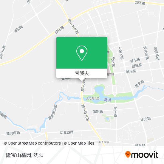隆宝山墓园地图