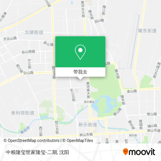 中粮隆玺世家隆玺-二期地图