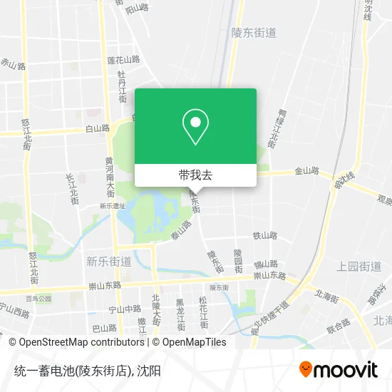 统一蓄电池(陵东街店)地图