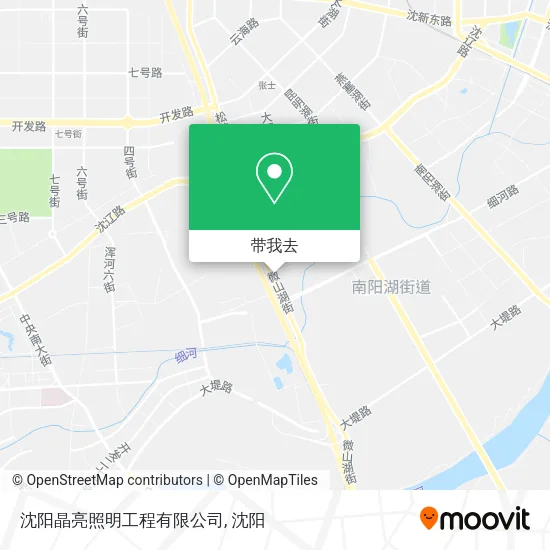 沈阳晶亮照明工程有限公司地图