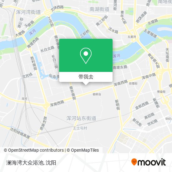 澜海湾大众浴池地图