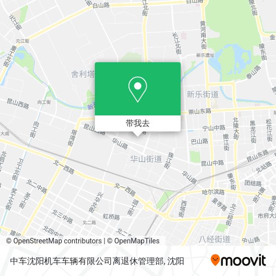 中车沈阳机车车辆有限公司离退休管理部地图