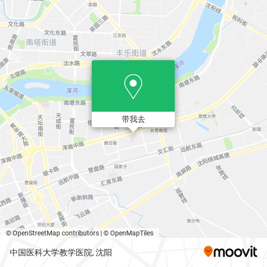 中国医科大学教学医院地图