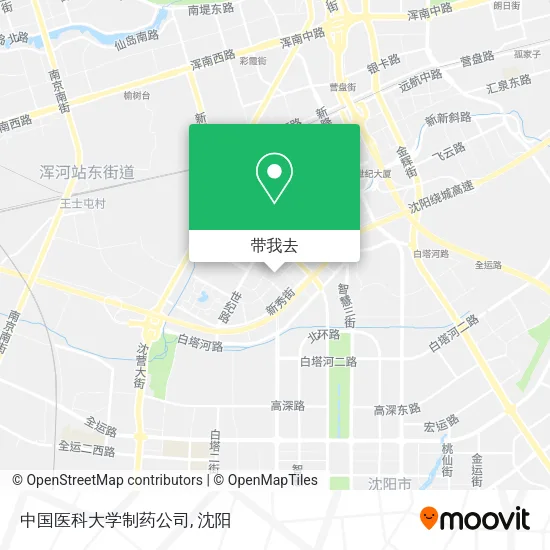 中国医科大学制药公司地图