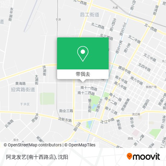阿龙发艺(南十西路店)地图