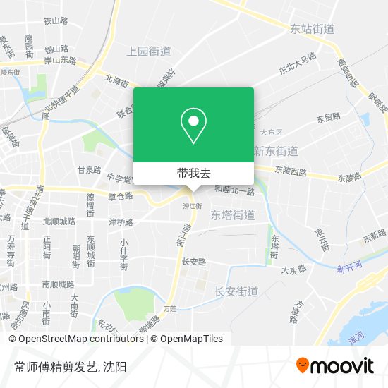 常师傅精剪发艺地图