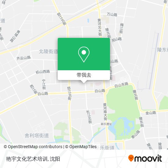 艳宇文化艺术培训地图