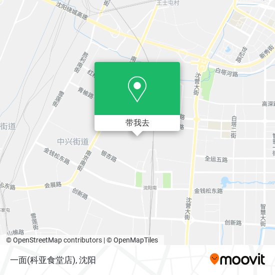 一面(科亚食堂店)地图