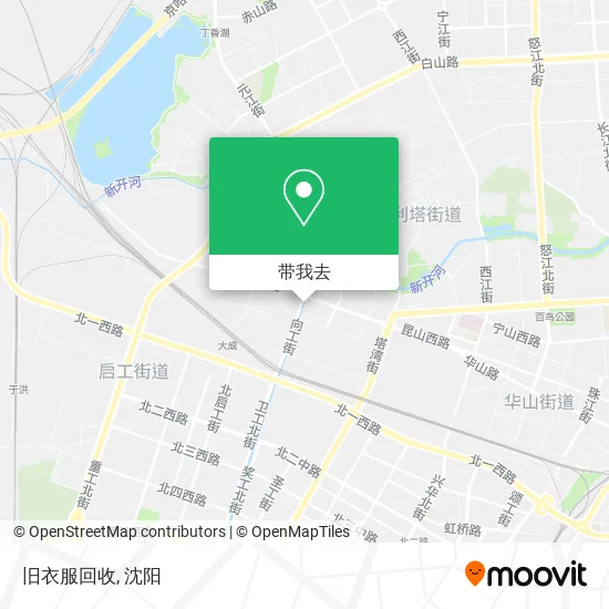 旧衣服回收地图