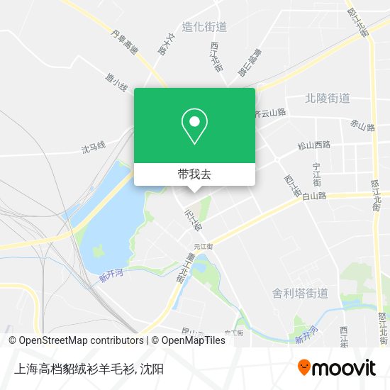 上海高档貂绒衫羊毛衫地图