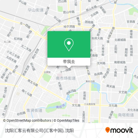 沈阳汇客云有限公司(汇客中国)地图