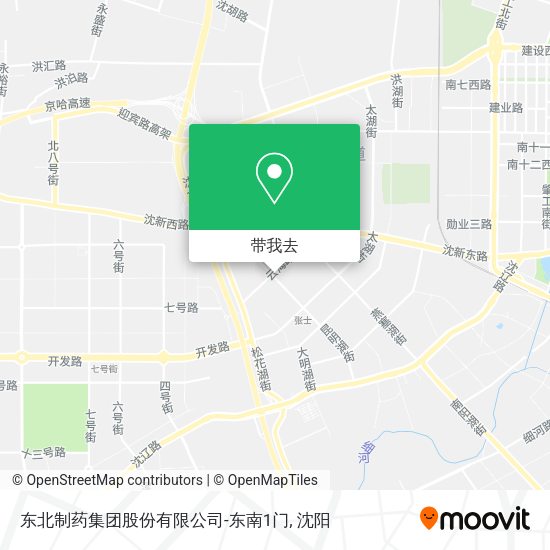 东北制药集团股份有限公司-东南1门地图