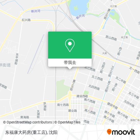 东福康大药房(重工店)地图