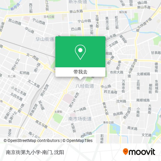 南京街第九小学-南门地图