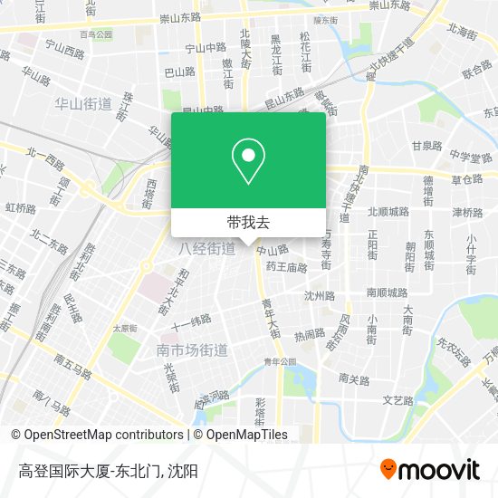 高登国际大厦-东北门地图
