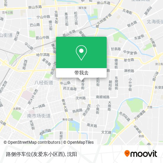 路侧停车位(友爱东小区西)地图