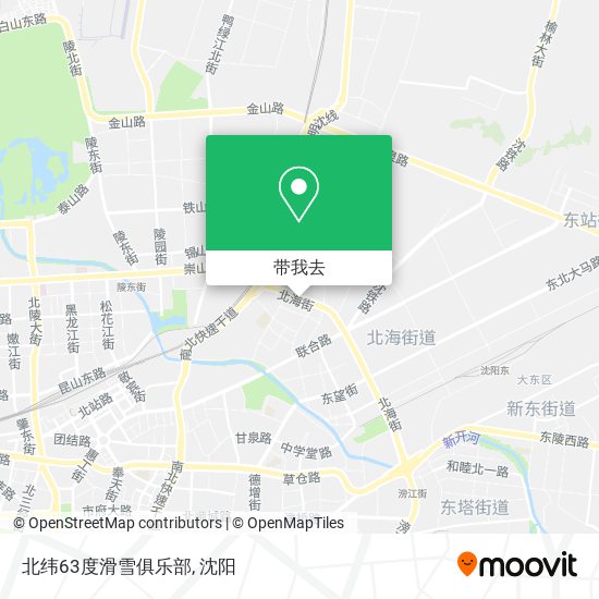 北纬63度滑雪俱乐部地图
