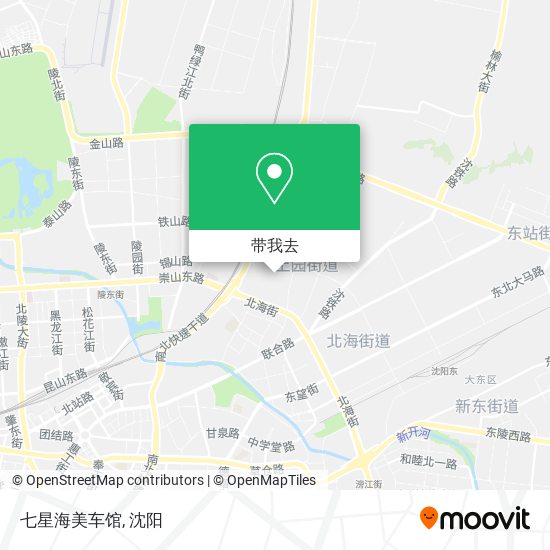 七星海美车馆地图