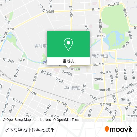水木清华-地下停车场地图