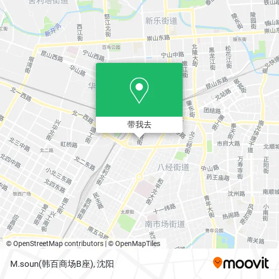 M.soun(韩百商场B座)地图