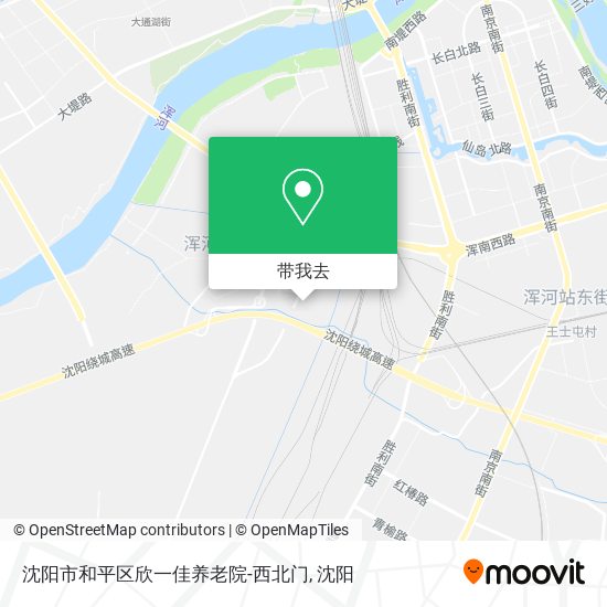 沈阳市和平区欣一佳养老院-西北门地图