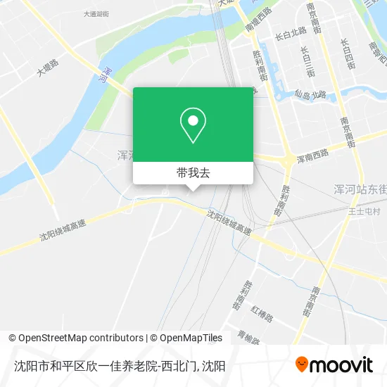 沈阳市和平区欣一佳养老院-西北门地图