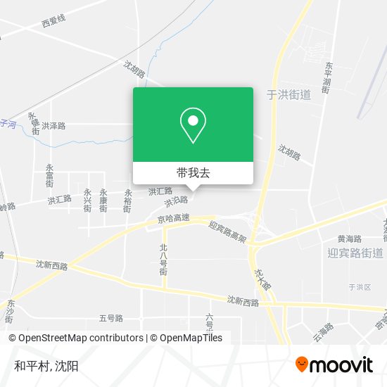 和平村地图
