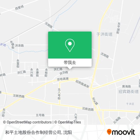 和平土地股份合作制经营公司地图