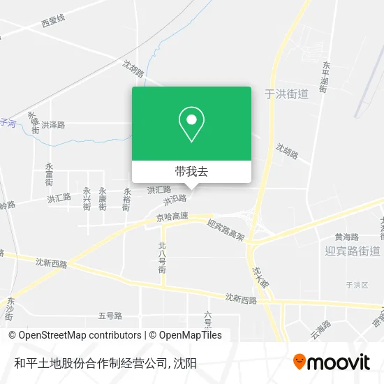 和平土地股份合作制经营公司地图