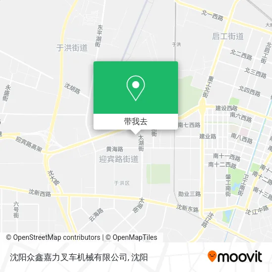 沈阳众鑫嘉力叉车机械有限公司地图