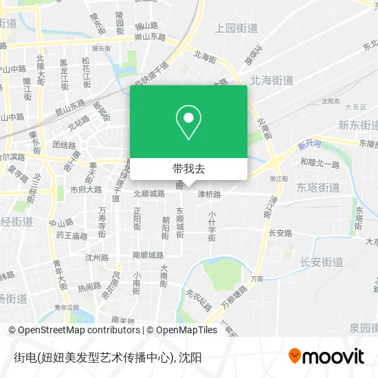 街电(妞妞美发型艺术传播中心)地图