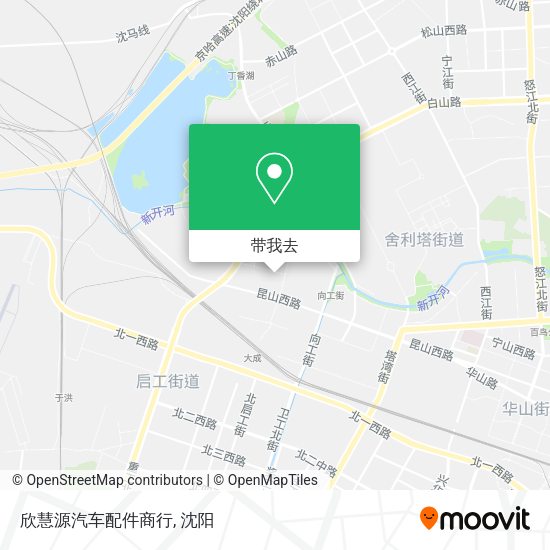 欣慧源汽车配件商行地图