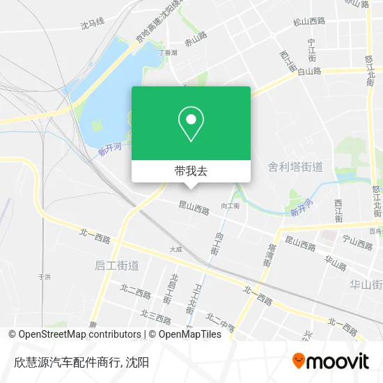 欣慧源汽车配件商行地图