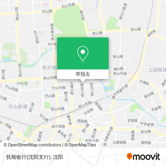 抚顺银行(沈阳支行)地图
