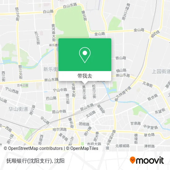 抚顺银行(沈阳支行)地图