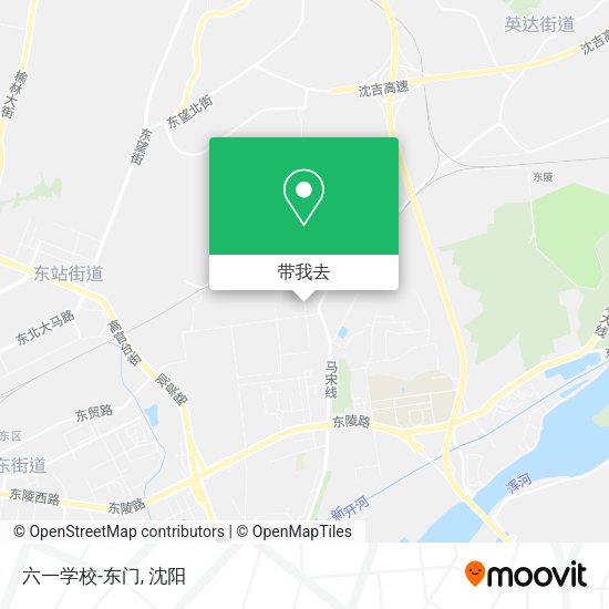 六一学校-东门地图